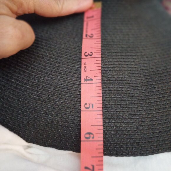 Eric Javits hat large black floppy hat Squishee wide brim